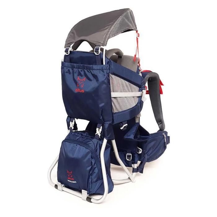 Mochila portabebés ALTUS - Arakawa - Soporte estable - Ajustable - Múltiples compartimentos