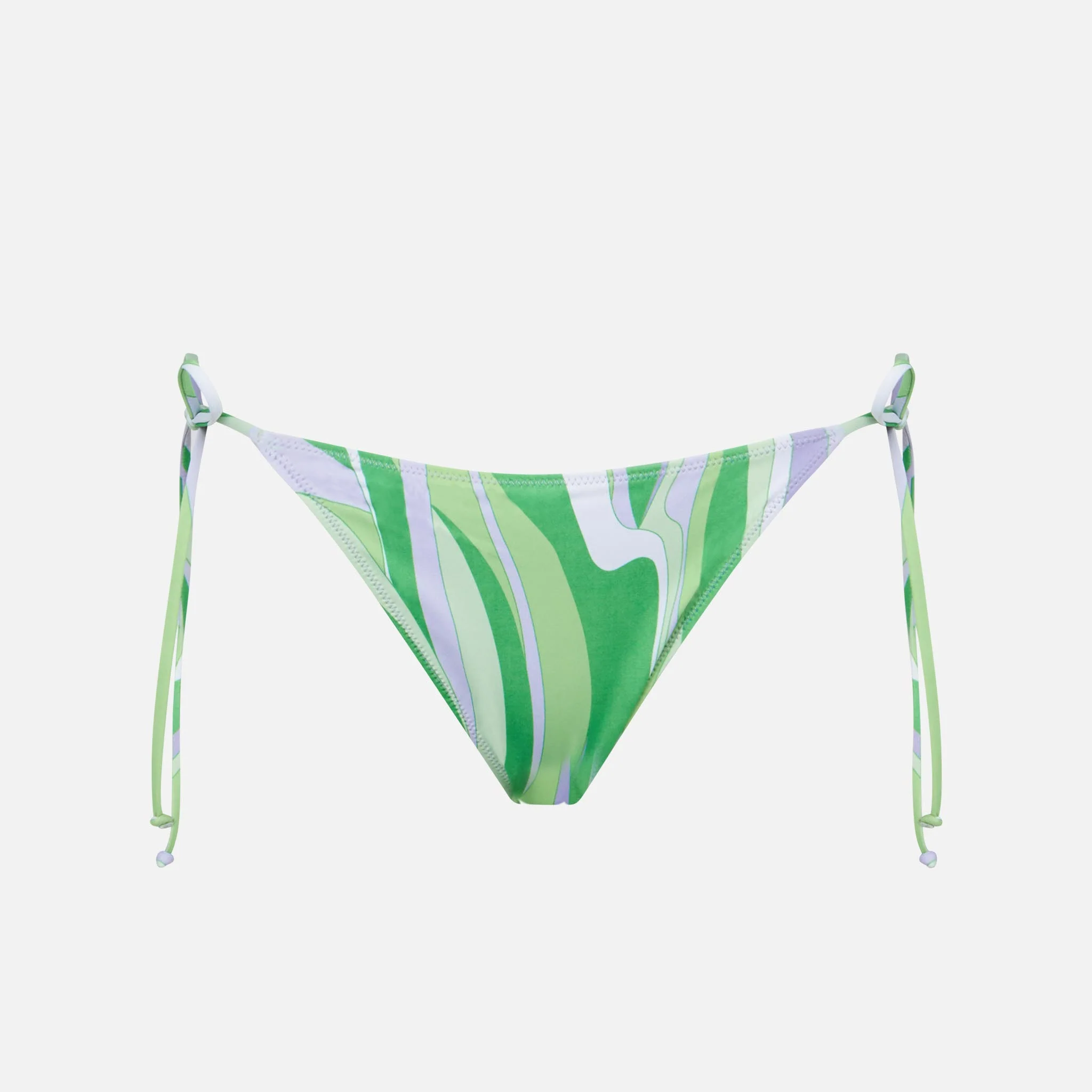 Dameszwembroekje met veelkleurige golfprint