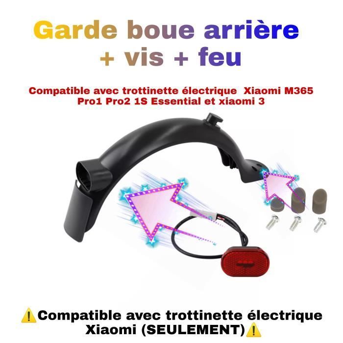 Guardabarros trasero Xiaomi M365 PRO2 1S Essential Scooter 3 [CON luz Y tornillos] SOLO para patinete eléctrico Xiaomi