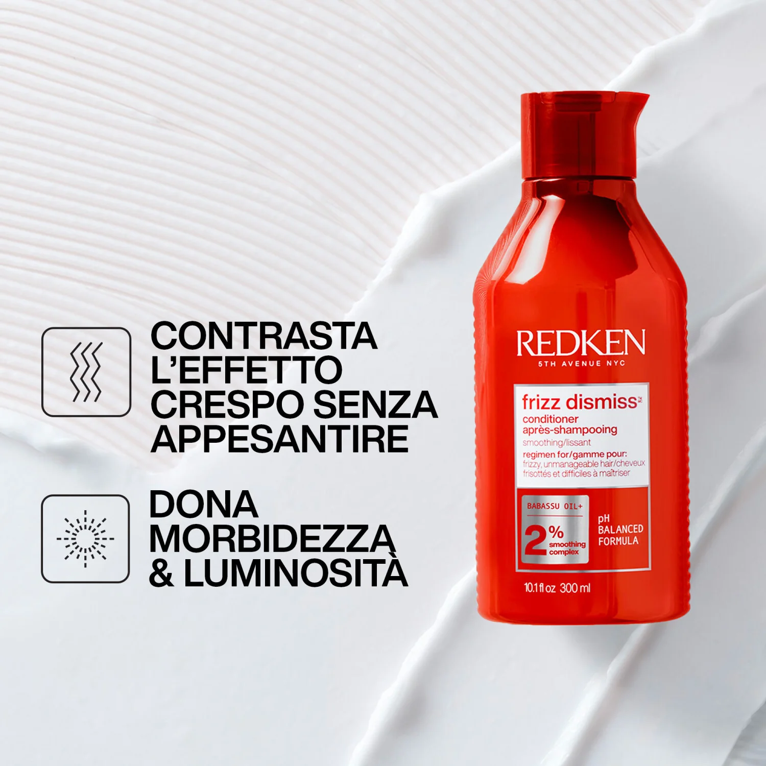 Frizz Dismiss Cofanetto Natale Shampoo, Conditioner & One United per capelli crespi - Cofanetti per Capelli, Shampoo Anticrespo, Balsamo Disciplinante/Anticrespo Capelli