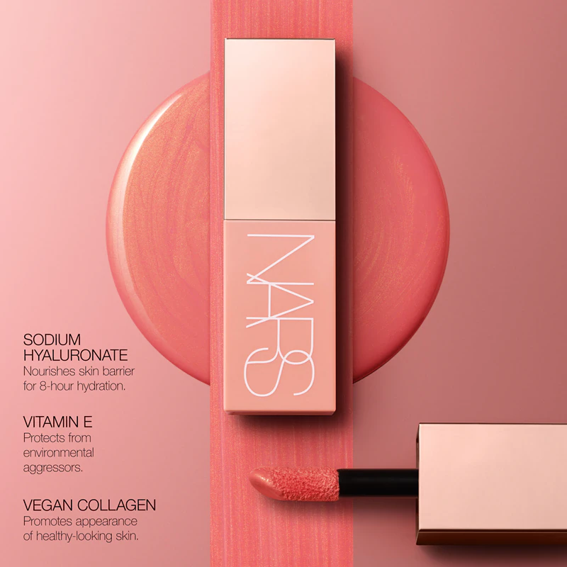 NARS Afterglow LIQUID BLUSH: blush líquido que proporciona à pele um aspecto radiante.