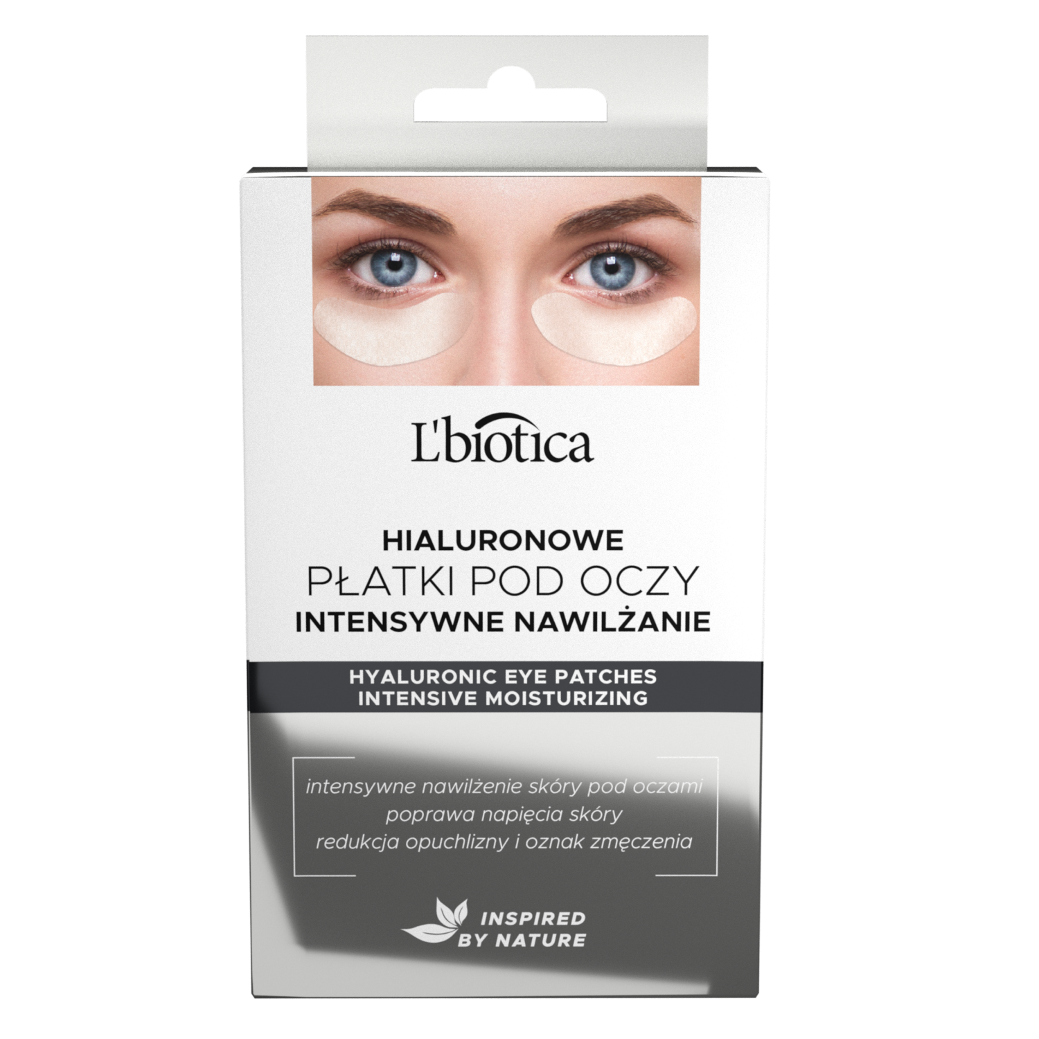 L'Biotica øyeplaster med hyaluronsyre, 2 stk.