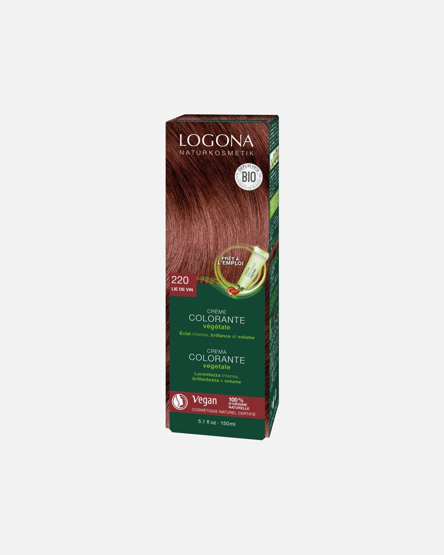 Logona biljna boja za kosu u kremi - 150 ml