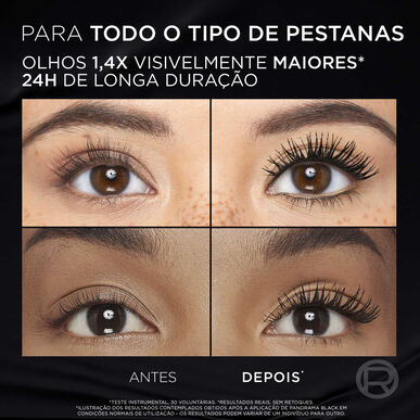 L'Oréal Paris Panorama All Night Black Volume Lashes Mascara 24 timers volumen 9,9 ml 9,9 ml