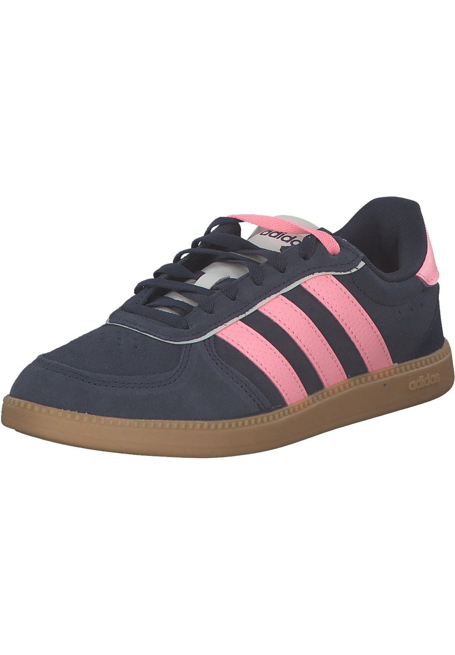 adidas Sportswear BREAKNET SLEEK - Trampki - granatowo-różowo-białe