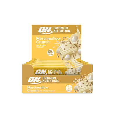 Optimum Nutrition Marshmallow Crunch proteinová tyčinka 65 g 65 g