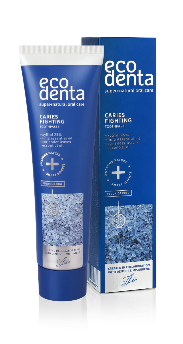 Ecodenta Caries Fighting - Pasta do zębów z ksylitolem 100 ml