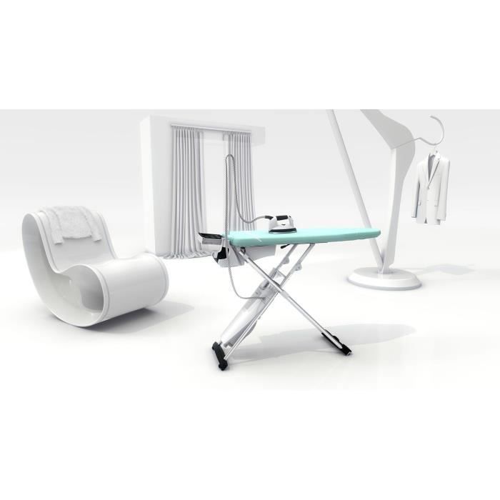 Ironing Center - LAURASTAR - S PLUS - 3.5 bar - Hygienic steam - Active board - Casters - Removable water tank