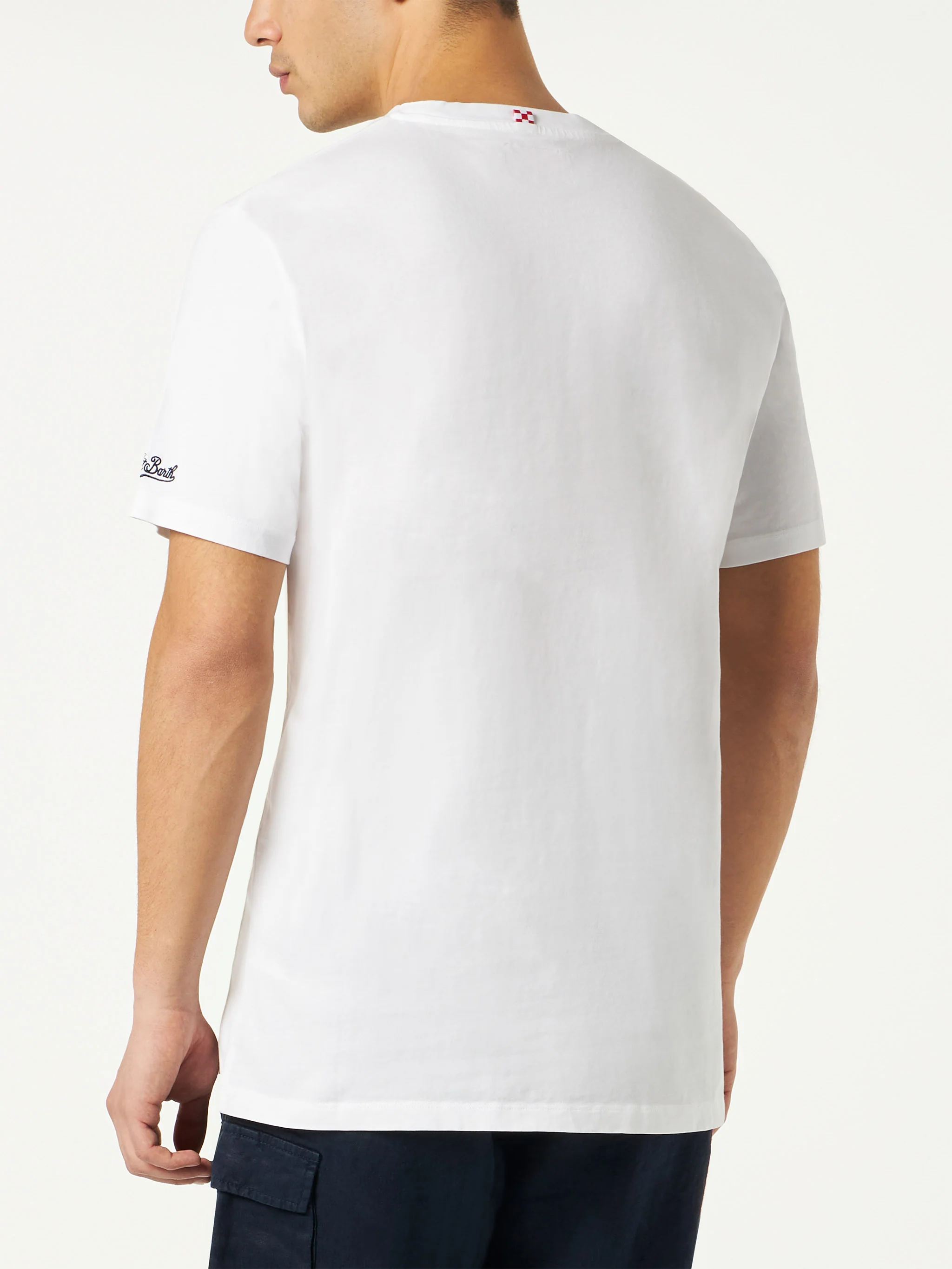 Katoenen T-shirt voor heren met gin-print | GIN MARE SPECIALE EDITIE