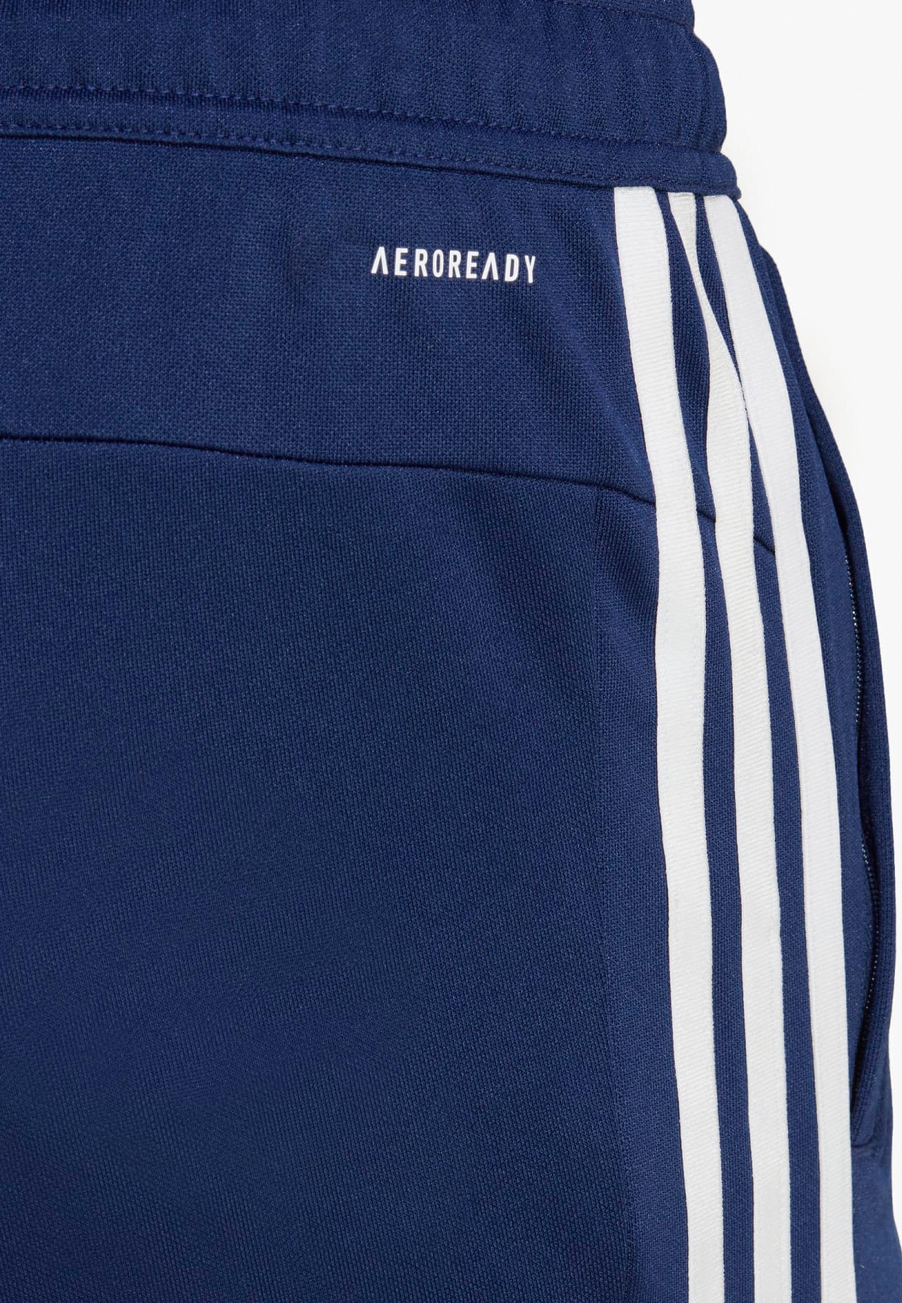 adidas Performance TRAIN ESSENTIALS 3-STRIPES - Trainingsbroek - donkerblauw/wit