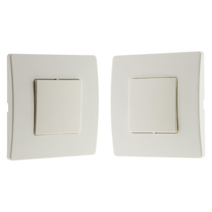 Interruptor inalámbrico bidireccional Venus - Blanco - Zenitech