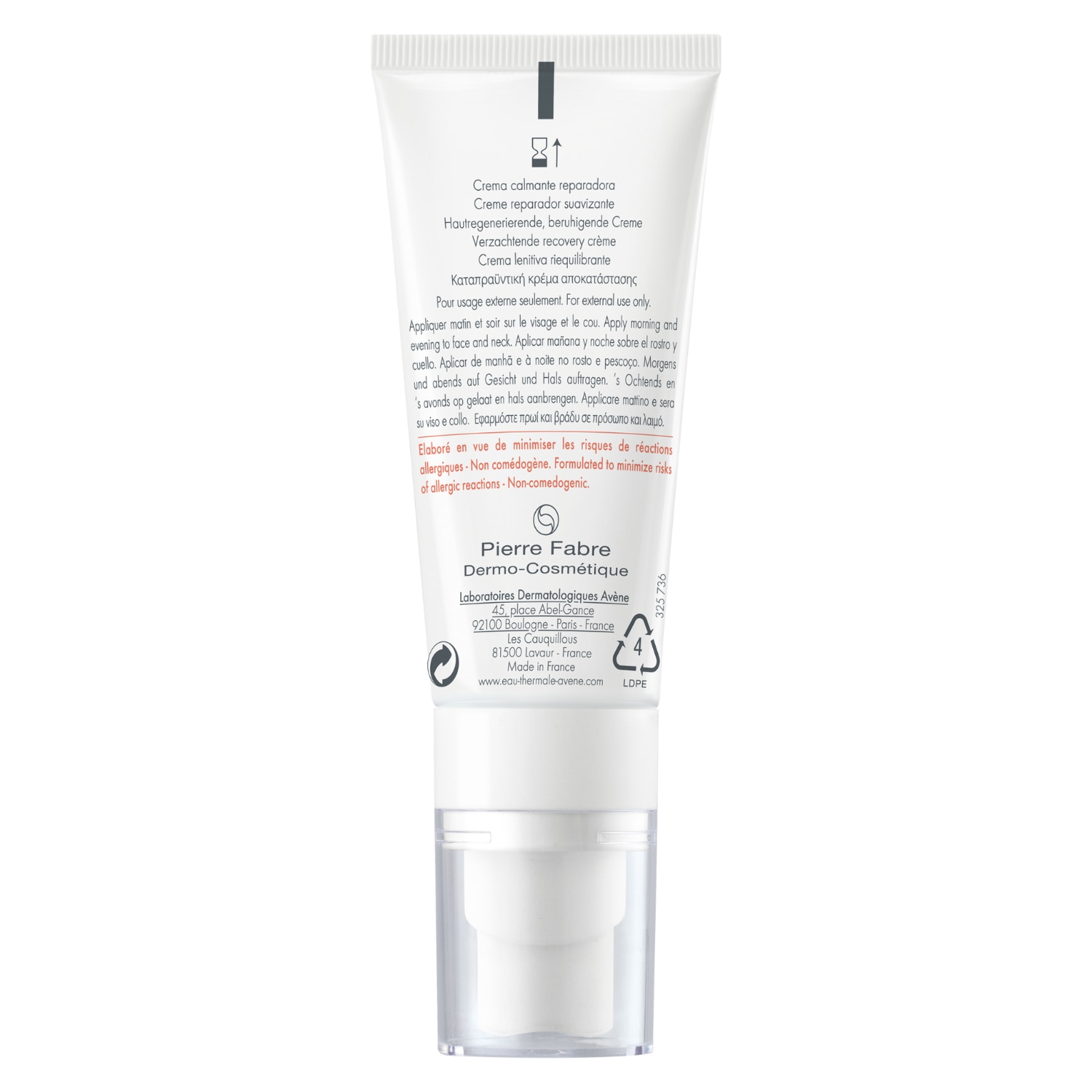 Avène Tolérance Control Gesichtscreme Beruhigende Hautregenerationscreme - 40 ml