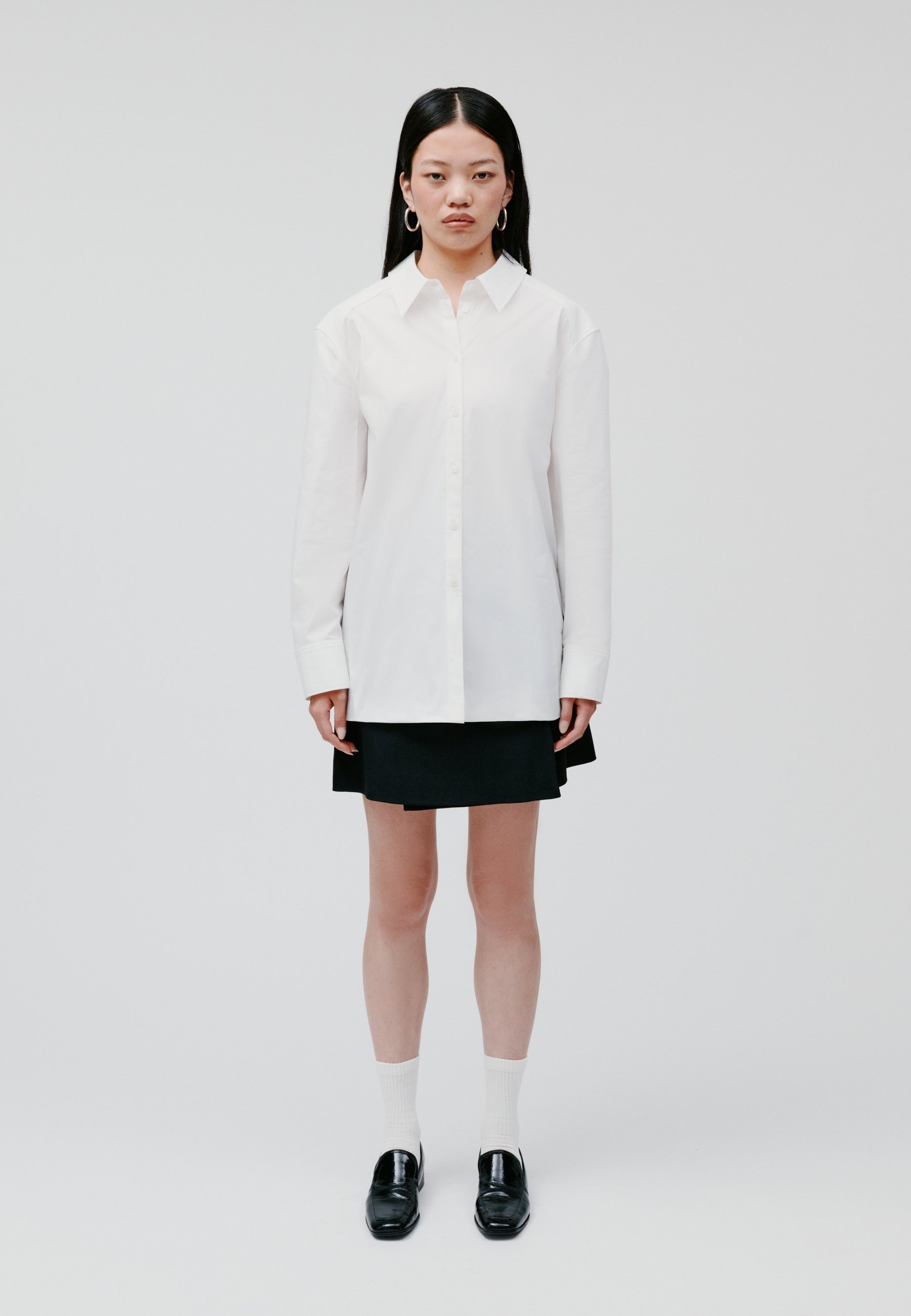 IVY OAK EMORY - Chemisier boutonné - blanc éclatant