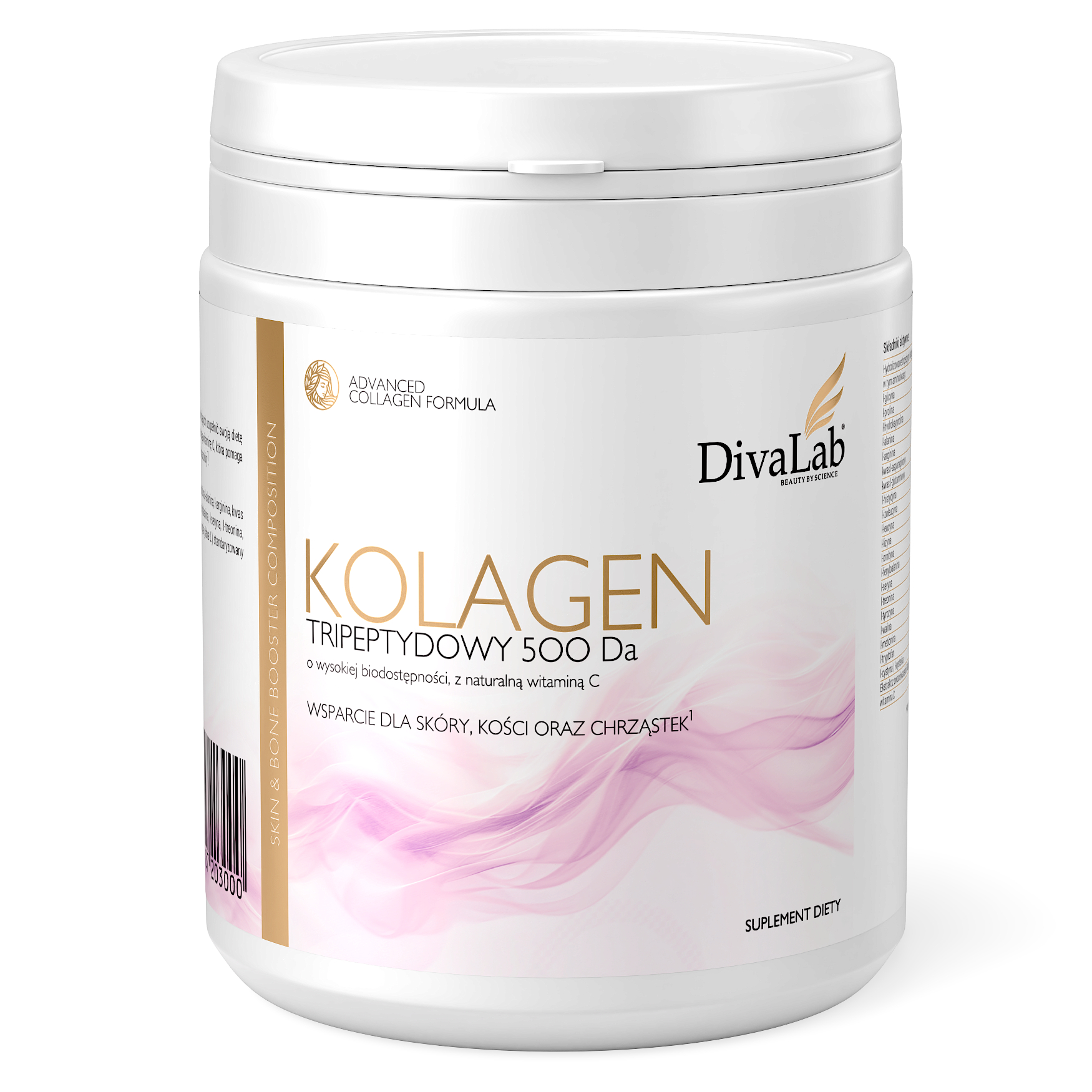 DivaLab Kollagen Nötkött Tripeptider 500 Da