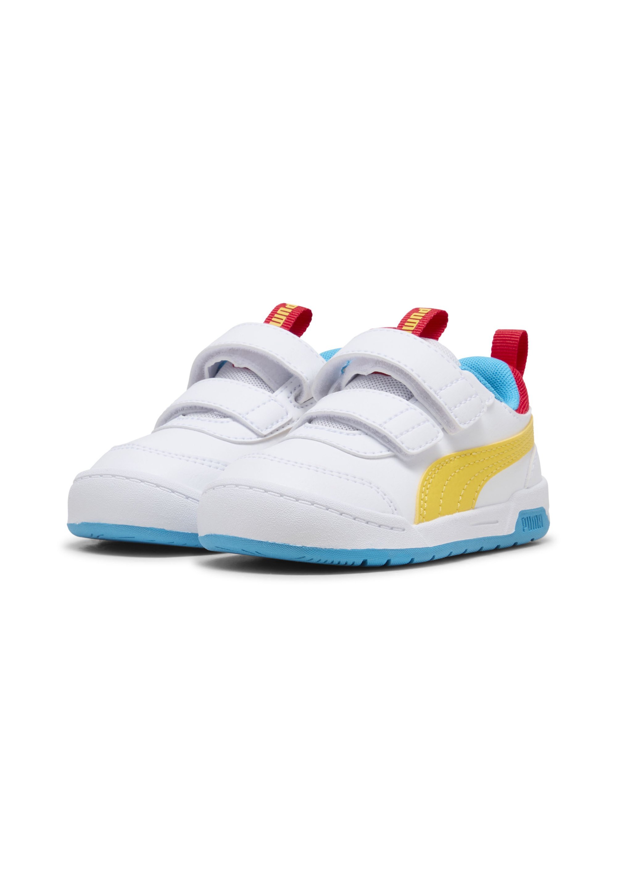 Puma MULTIFLEX - Scarpine per neonati - bianco/giallo peloso