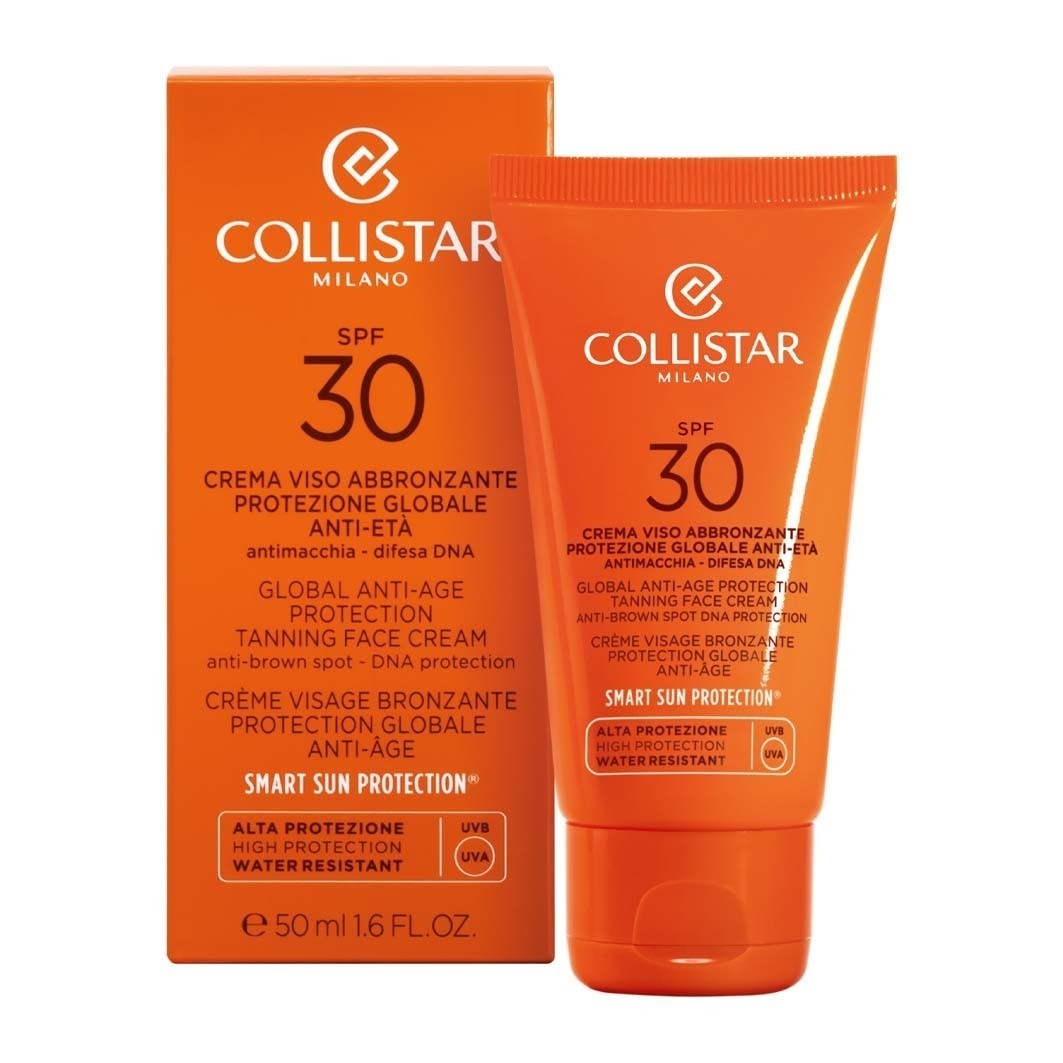 Collistar Sunscreen Global Anti-Age Protection крема за сунчање за лице SPF 30 - 50 мл