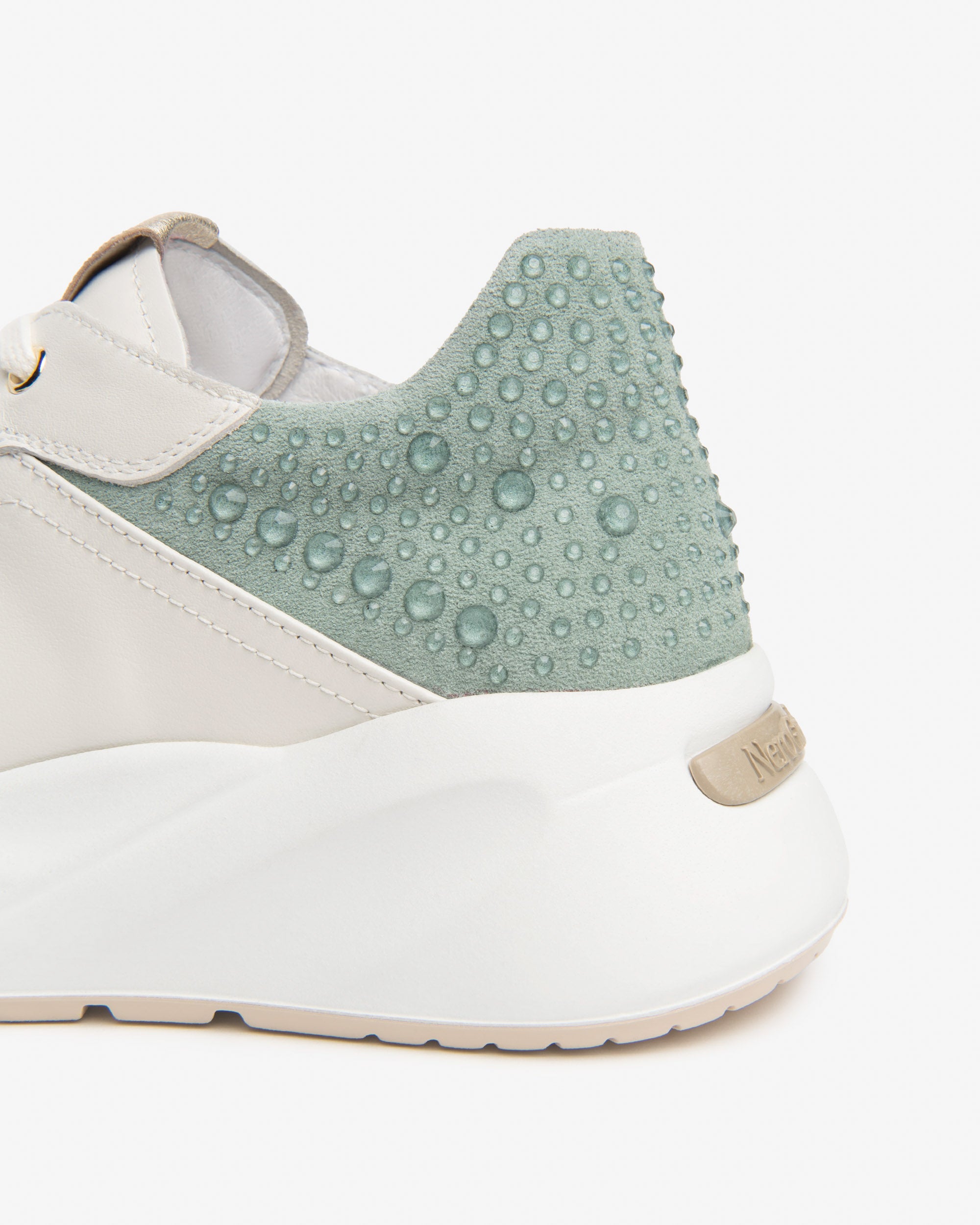 Baskets en cuir et daim pour femmes