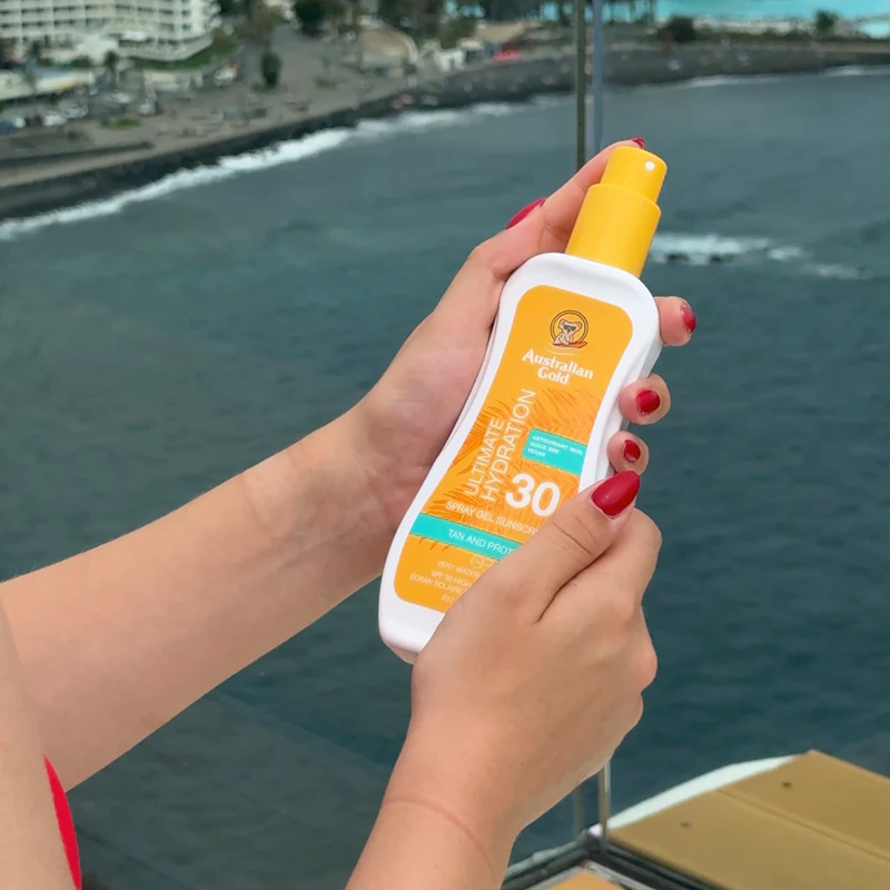 Australische Gold Spray Gel Zonnebrandspray Ochronny SPF 30