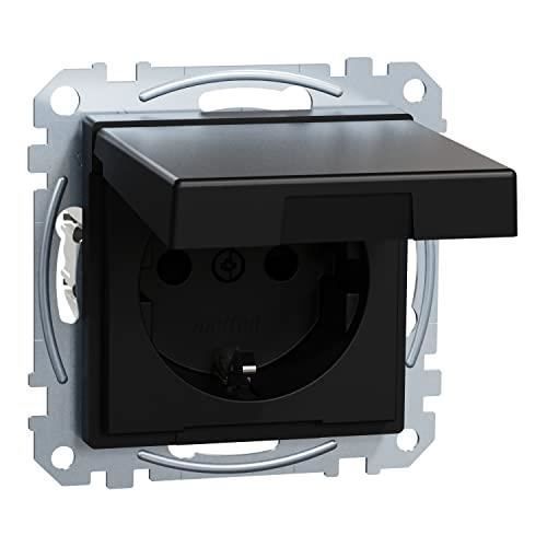 Prise électrique - MERTEN - MEG2310-0403 - Noir - Rectangulaire - Intérieur