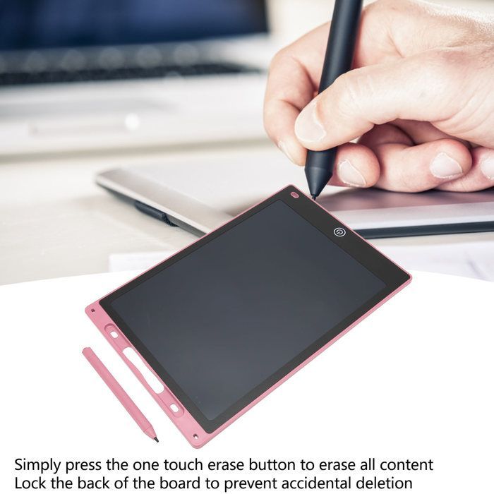 Children's Writing Tablet, 12-inch LCD Writing Tablet, Computer LCD Writing Tablet, Pink Pack