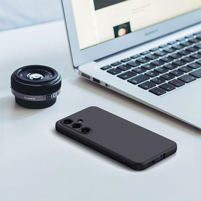 Capa + 2 Protetores de Tela de Vidro Temperado para Xiaomi Redmi Note 14 4G (não compatível com 5G) Capa Protetora Fina de Silicone Macio, Antirriscos, Preta