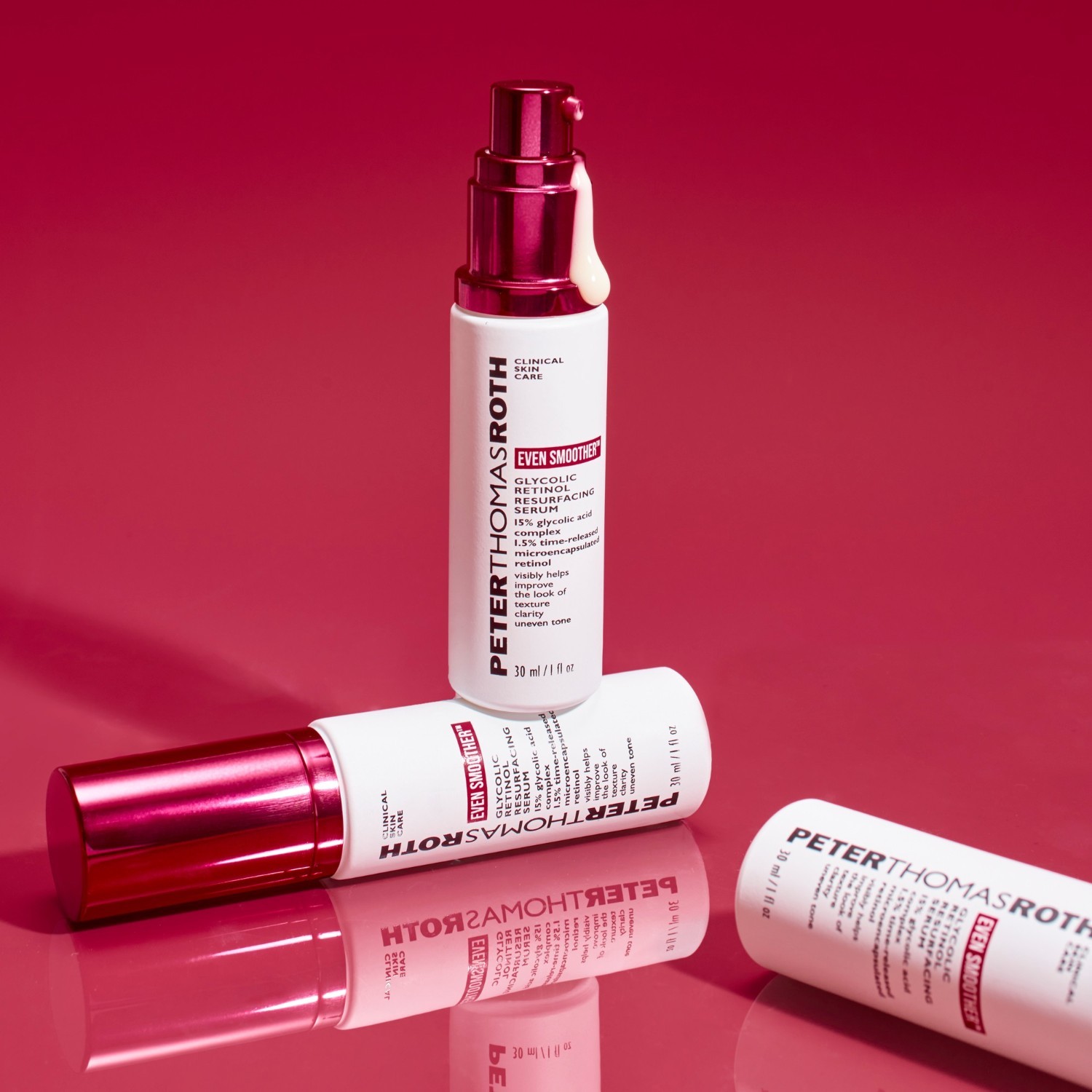 Peter Thomas Roth senėjimą stabdantis serumas „Even Smoother“ su glikoliniu retinoliu – 30 ml