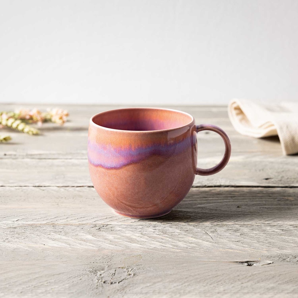 Mug Villeroy & Boch avec anse, coloris Corail Perlemor – 1 pièce