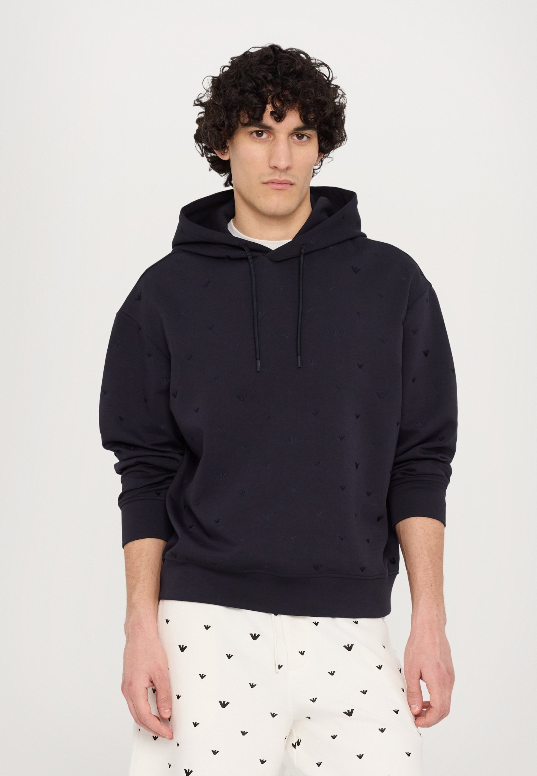 Emporio Armani Hoodie - marineblauw en stijlvol