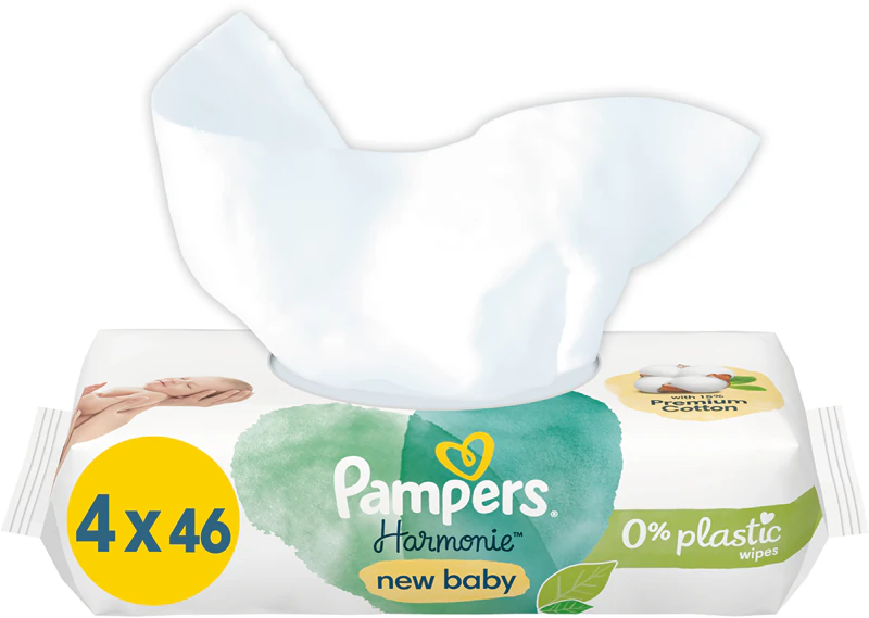 Pampers Harmonie New Baby vochtige reinigingsdoekjes voor baby's