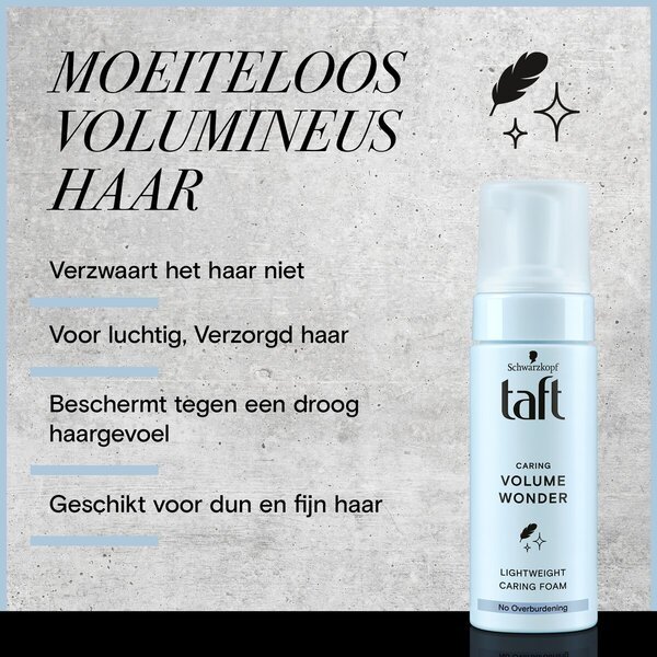 Taft Caring Volume Wonder Mousse 150 ml