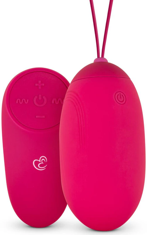 Ovo vibratório EasyToys com controle remoto tamanho XL