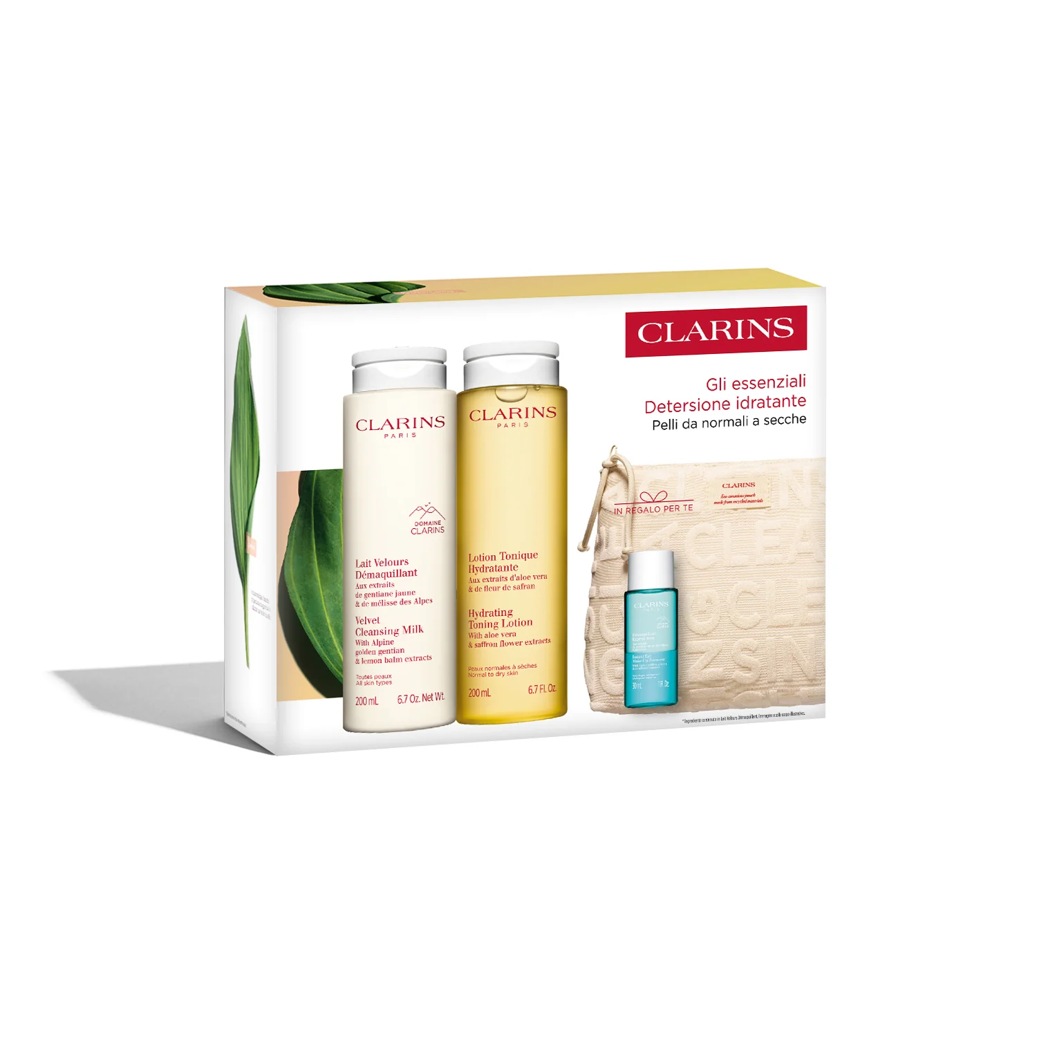 Detergenza Kit Gli essenziali detersione idratante - Cofanetto Detergente