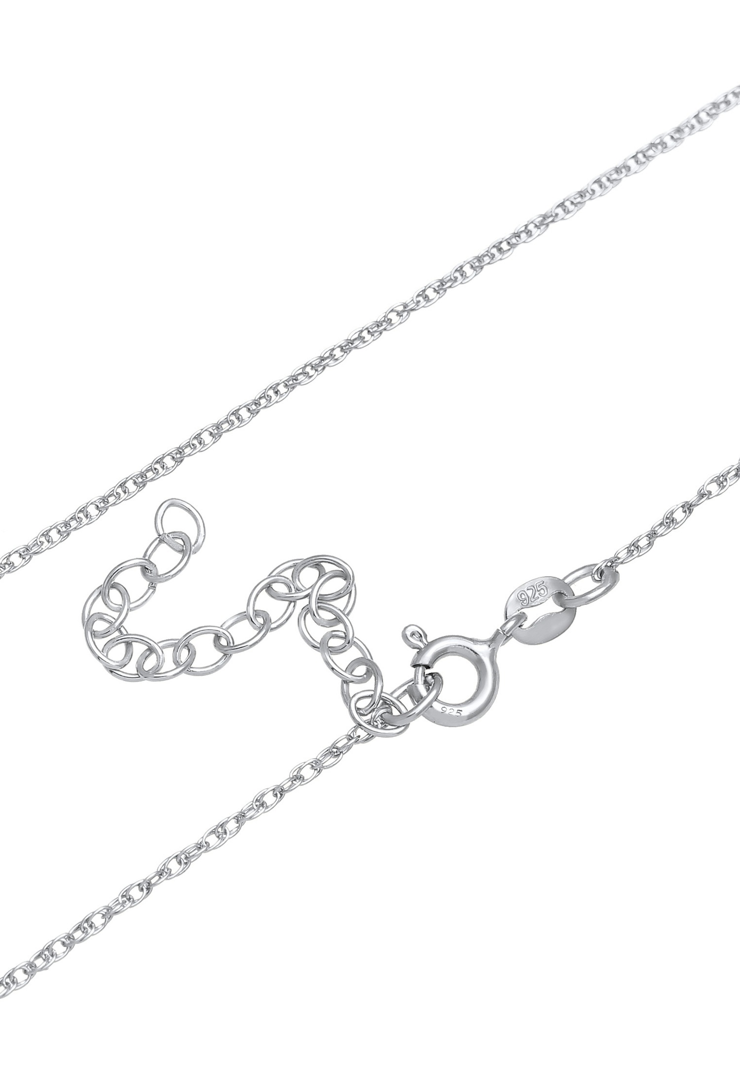 Elli Torsadé Minimale Choker Collier Femme - Argent (925/1000)