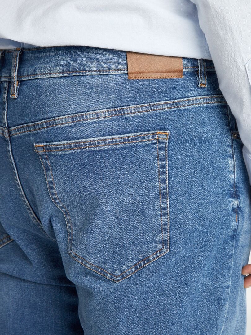 Calça jeans slim de 5 bolsos - tamanho L34 - azul