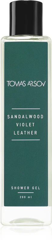 Tomáš Arsov SANDALWOOD VIOLET LEATHER Sprchový gél parfumovaný sprchový gél s hydratačným účinkom