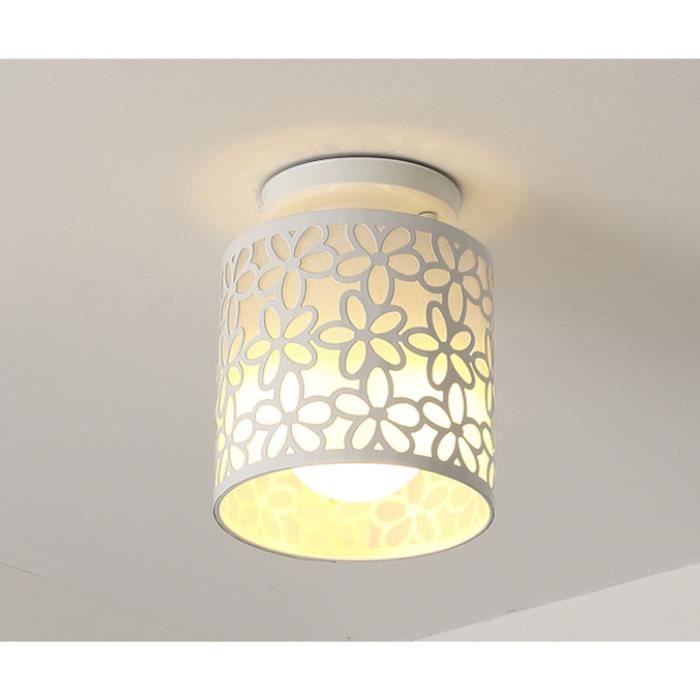 STOEX® Modern Ceiling Light Pendant Chandelier Lampshade Light Fixture for Bedroom Hallway Entrance White