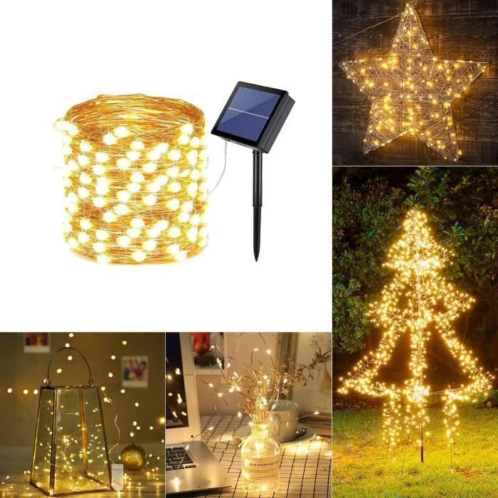 MTEVOTX Outdoor String Lights, Solar Powered, IP65 Waterproof, 22m 200 LEDs, 8 Modes, for Garden, Patio, Christmas