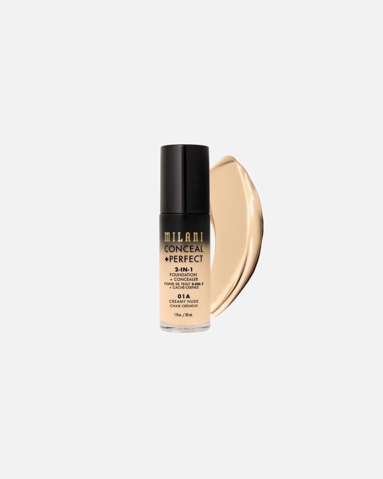 Milani Foundation 2-in-1 korektors + - 30 ml