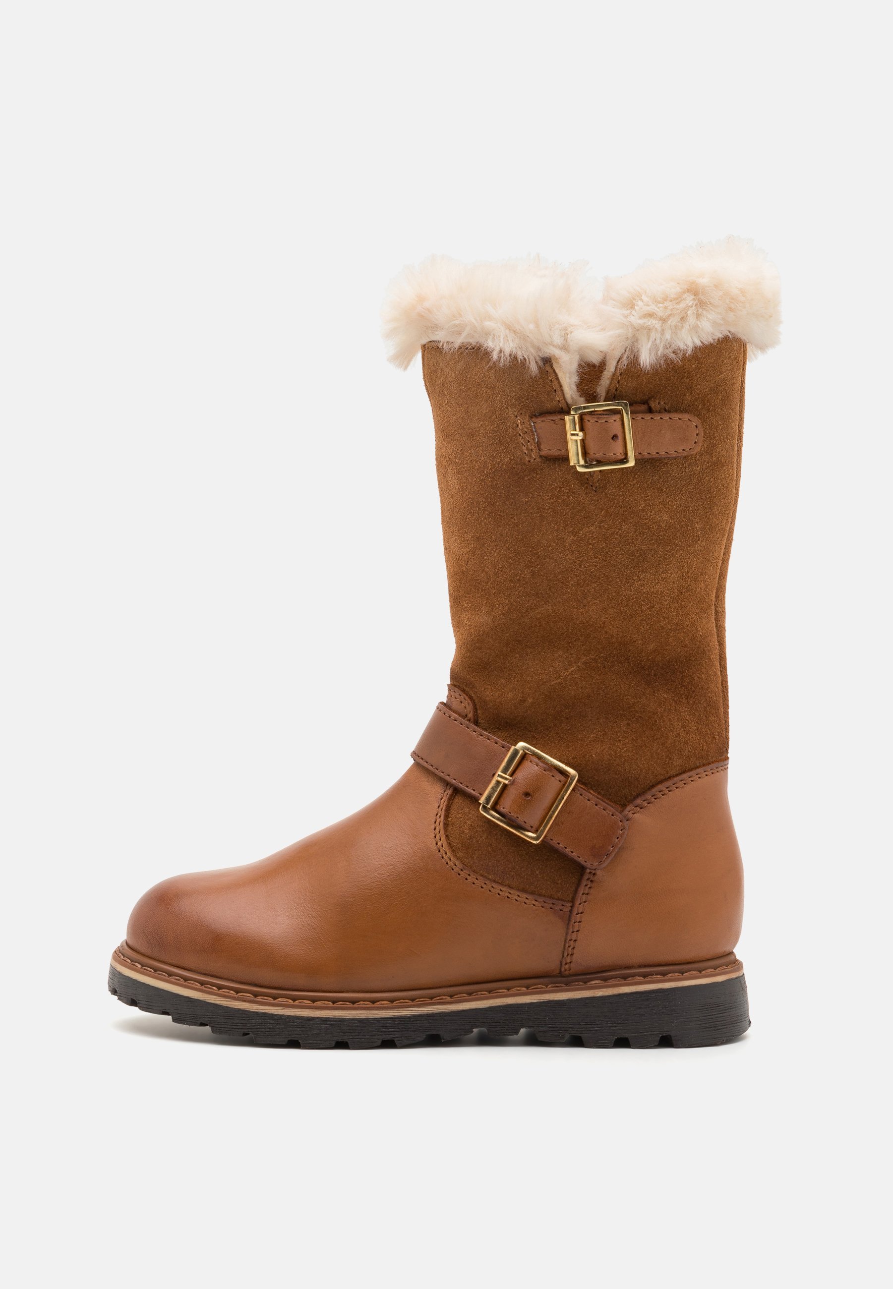 Friboo CUIR - Bottes - cognac