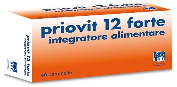 SIT Priovit 12 Forte vitaminesupplement, 40 snoepjes