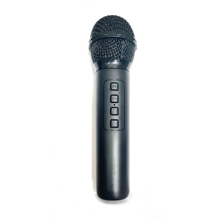 Altoparlante karaoke illuminato - INOVALLEY - KA123-XXL - Bluetooth V5.0 - 75 cm - 900 W - Nero