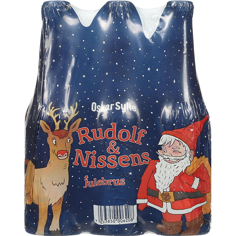 Oscar Sylte Rudolf og Julemanden 6 x 0,33 liter