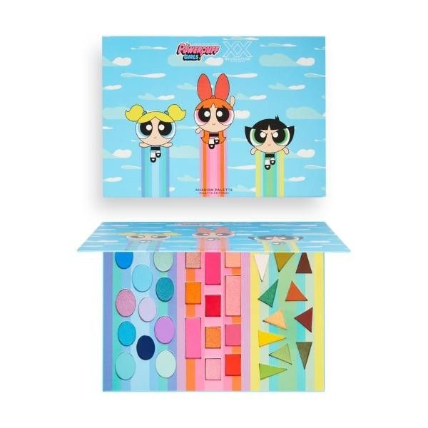 Paleta očných tieňov Powerpuff Girls The Day is Saved Palety očných tieňov a líčenie