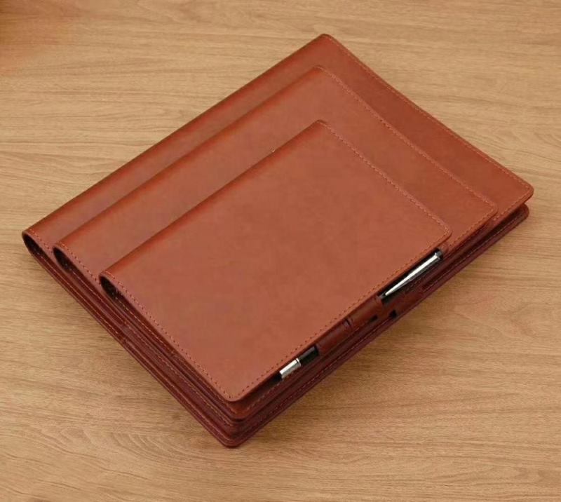 Quaderno personalizzato con copertina rigida in pelle di alta qualità, carta spessa formato A5, diario personalizzato economico con copertina rigida in PU.