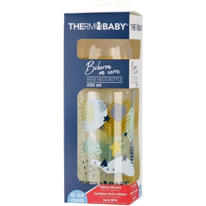 THERMOBABY BIBERON EN VERRE DE 230 ML
