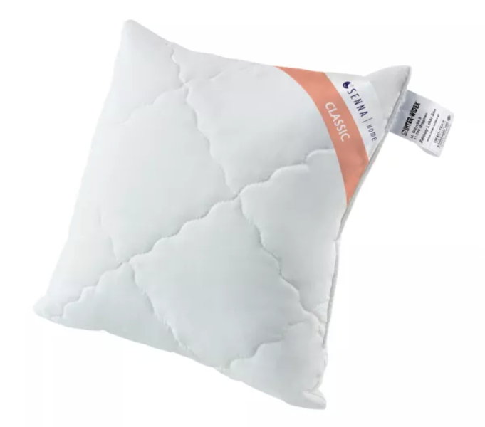 Poduszka 40x40cm CLASSIC COMFORT | Biała | Senna Home