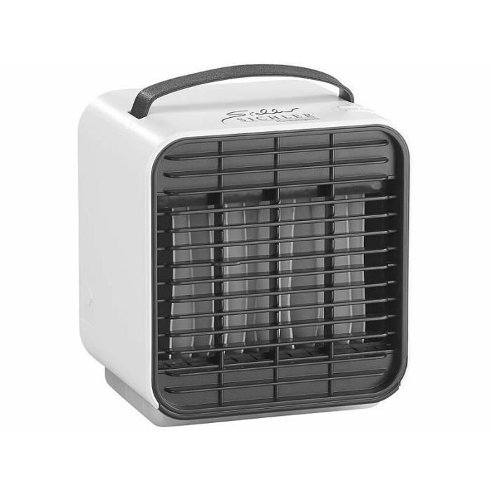 Rafraîchisseur d'air portable - Sichler Haushaltsgeräte - LW-100 - 3 vitesses - Mode brise - Autonomie 5h