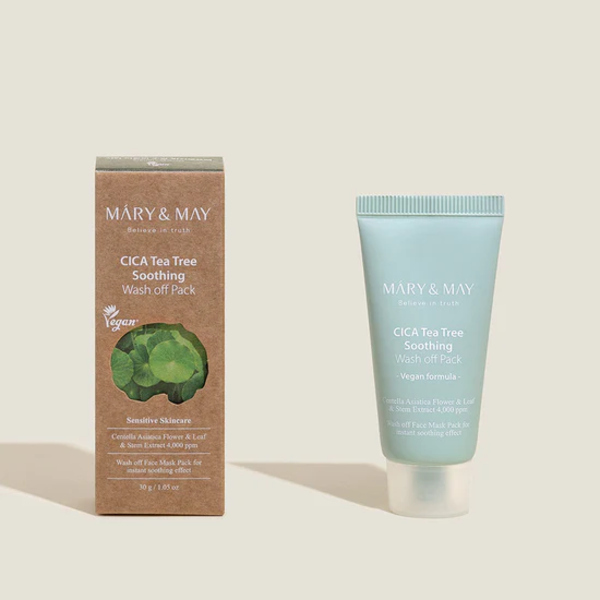 Mary & May CICA Tea Tree zklidňující smývací balíček 30g