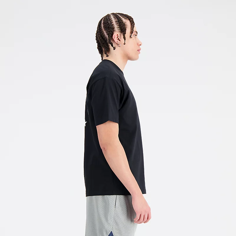 Koszulka męska Hoops Essentials – CZARNY