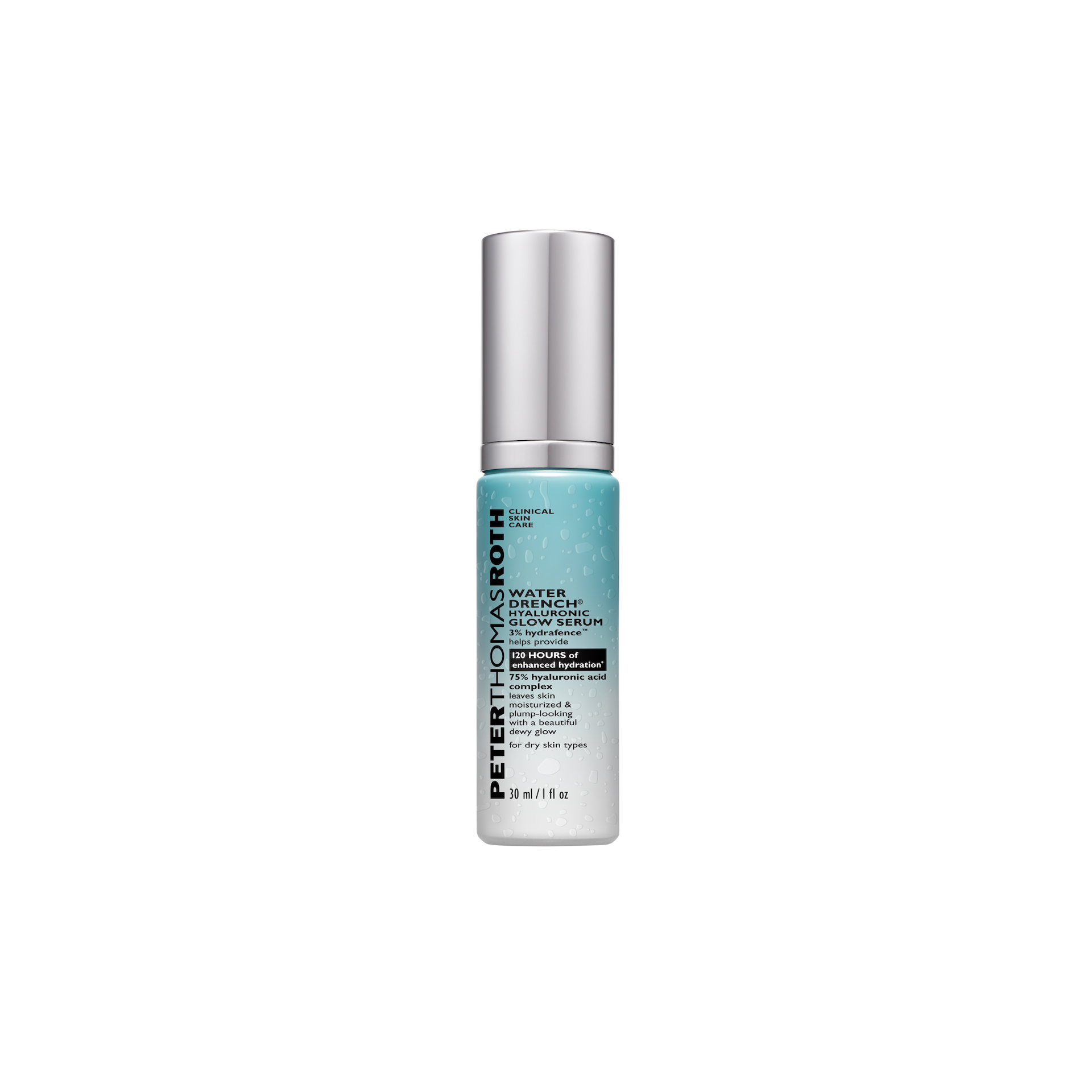 Ser facial Water Drench cu aromă hialuronic strălucitor 30 ml - Peter Thomas Roth